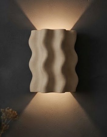 Ceramic Sconce — detail view