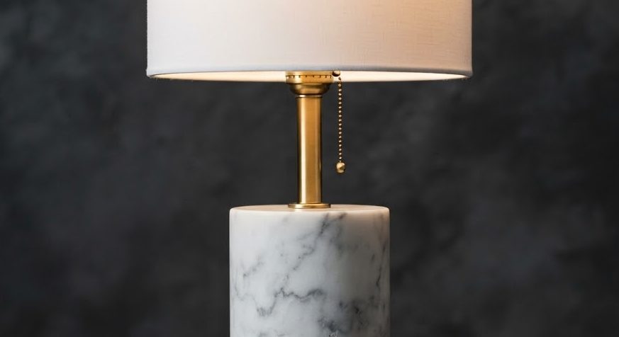 Marble Table Lamp — detail view