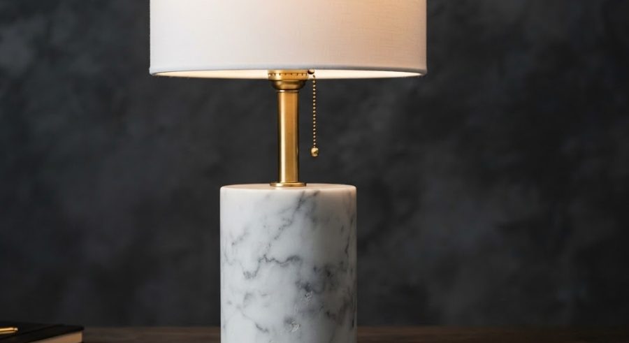 Marble Table Lamp — alternate view